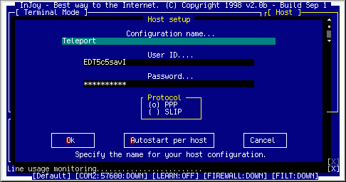 Host setup